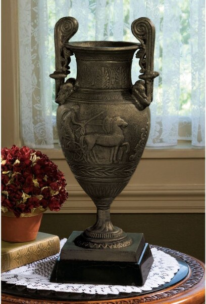 Masters Chariot Amphora Urn Double Handle Vase Museum Replicated